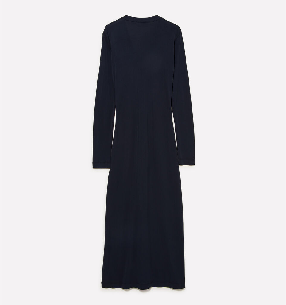 Vestito blu scuro con spacco - vestiti lunghi da donna - Blu Scuro | Sisley image number 6